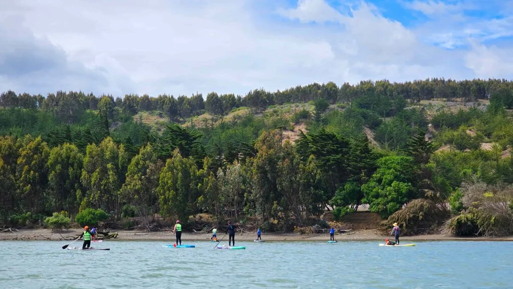 SUP en el Rio Rapel